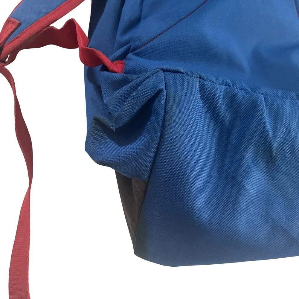 Easton Bat Bag Red Blue Gray Colorblock Large Backpack Baseball Softball Zipper